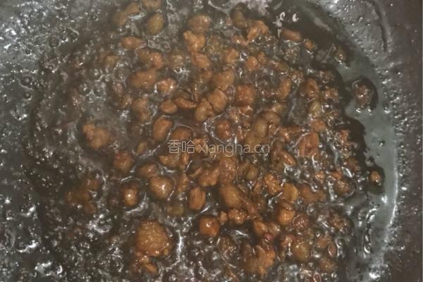 肉末青瓜大白炒饭的做法图解3