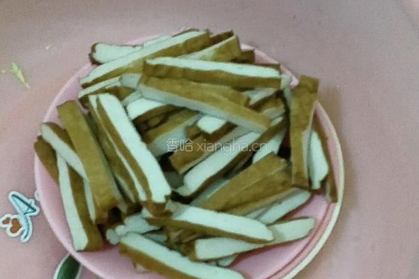 香干炒肉丝的做法图解4