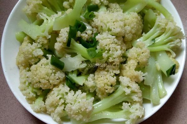 蒜蓉炒花菜的做法图解6