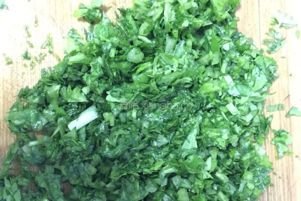 芹菜鸡蛋饼的做法图解2