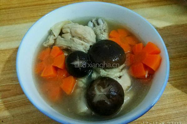 香菇鸡腿汤的做法图解4