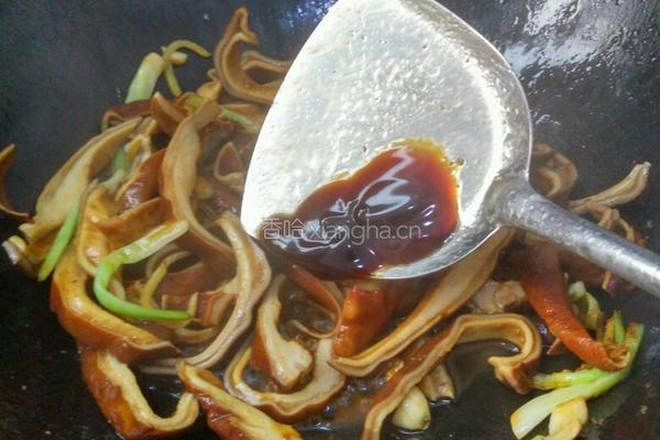 青红椒炒猪肚的做法图解13