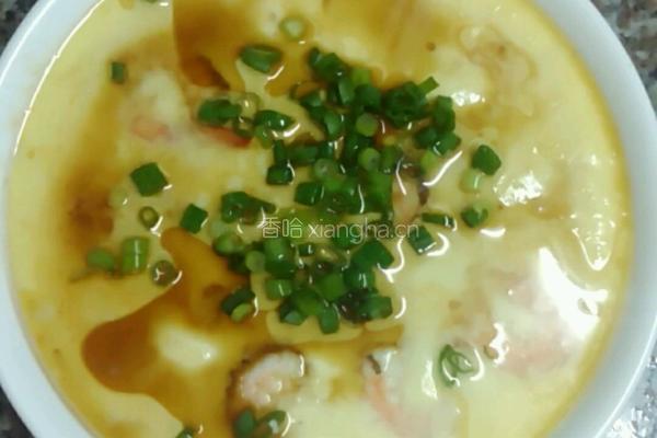 虾仁豆腐蒸蛋的做法图解13