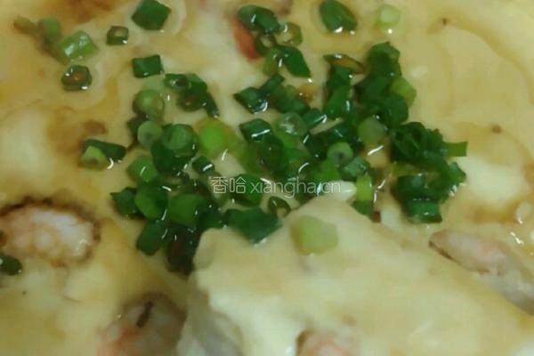 虾仁豆腐蒸蛋的做法图解14