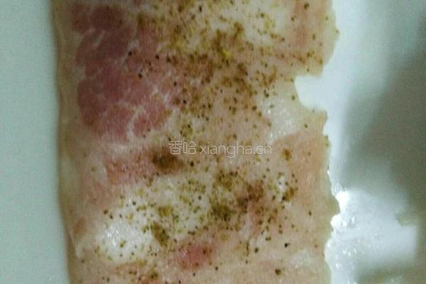 香煎培根金针菇卷的做法图解2