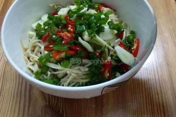 白灼金针菇的做法图解13