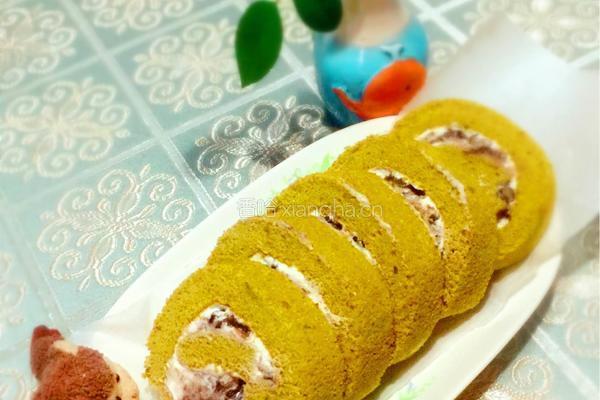 抹茶红豆蛋糕的做法图解17