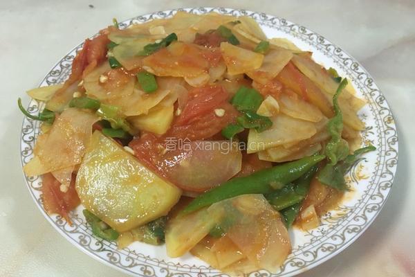 番茄土豆片的做法图解6
