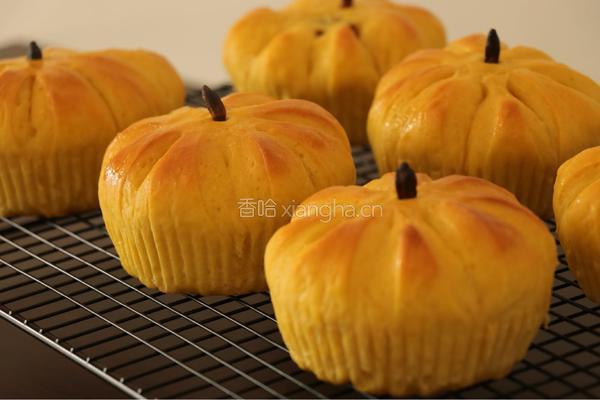 黄金南瓜蜜豆包的做法图解16