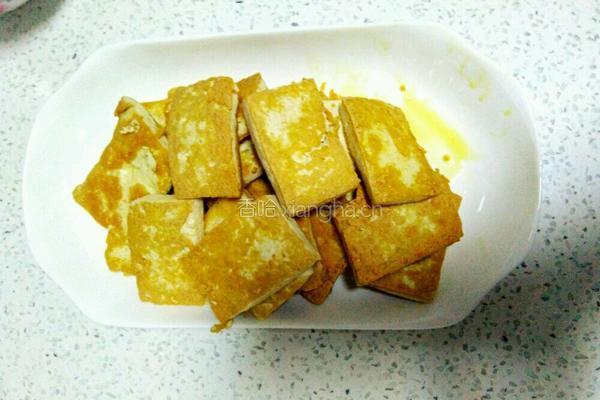 煎豆腐（酸甜口味）的做法图解5