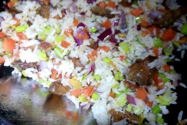 香肠芝士焗饭的做法图解7
