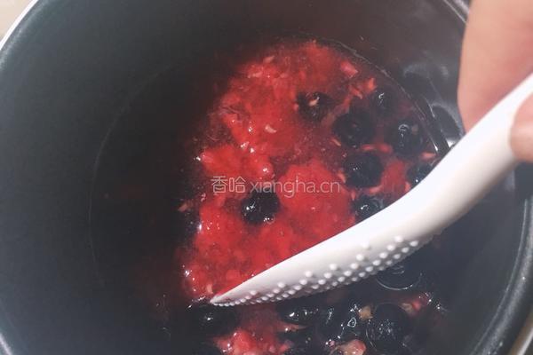 混合莓果酱 树莓蓝莓酱的做法图解4