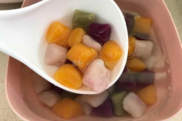 香芋芋圆西米露的做法图解9