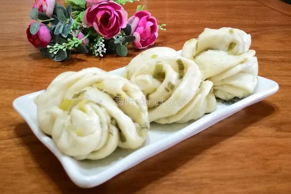 葱花油卷馍的做法图解6