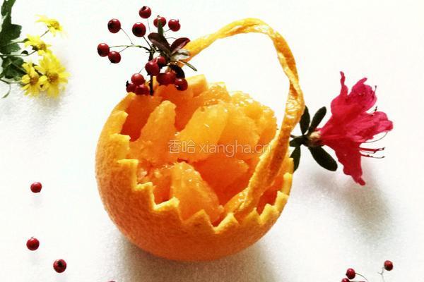 香橙小花篮