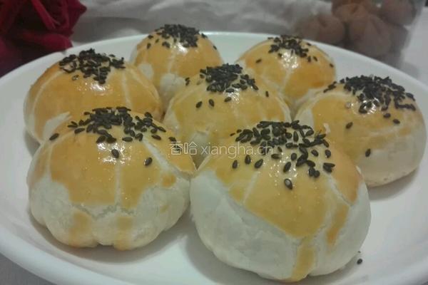 蛋黄酥的做法图解12