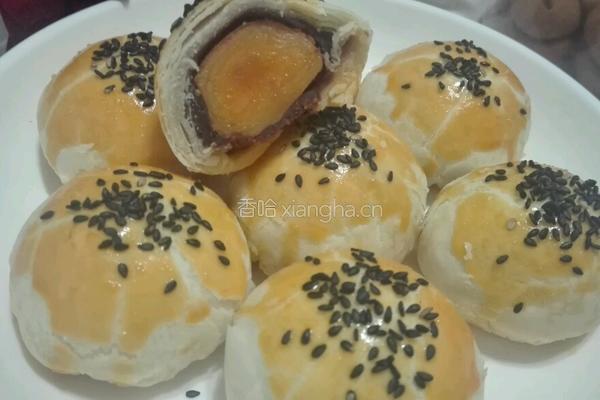 蛋黄酥的做法图解13
