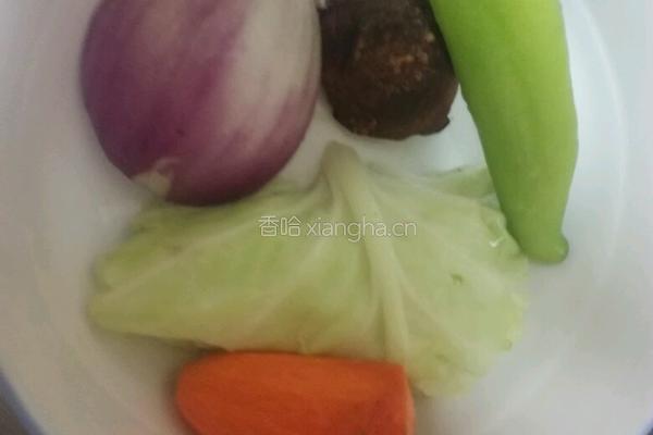 素炒煎饼的做法图解1