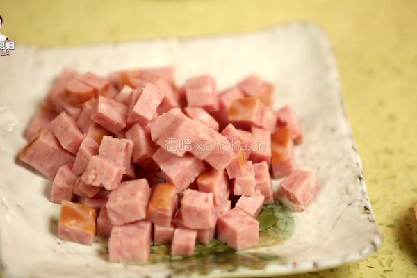 韩式辣白菜炒饭的做法图解4