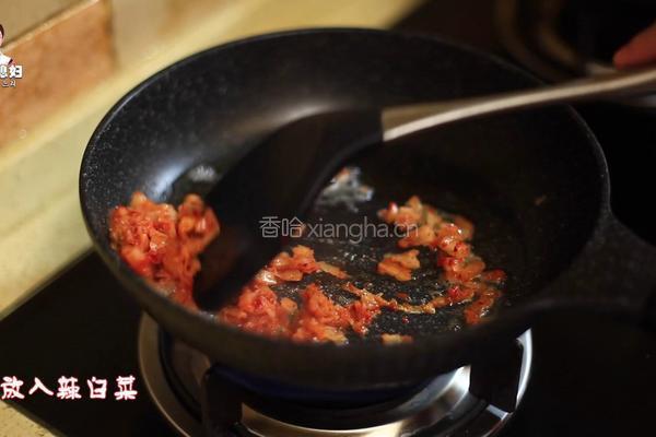 韩式辣白菜炒饭的做法图解10