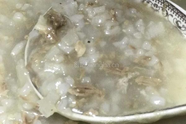 剔骨肉萝卜粥的做法图解6