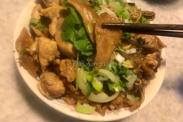 小鸡炖蘑菇粉条的做法图解8