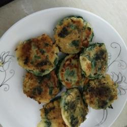 香煎菠菜饼的做法[图]