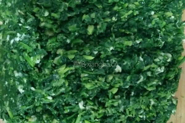 香煎菠菜饼的做法图解4