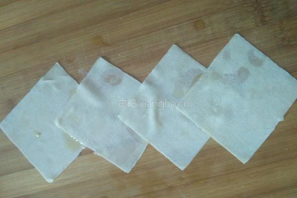 酥炸馄饨皮的做法图解4