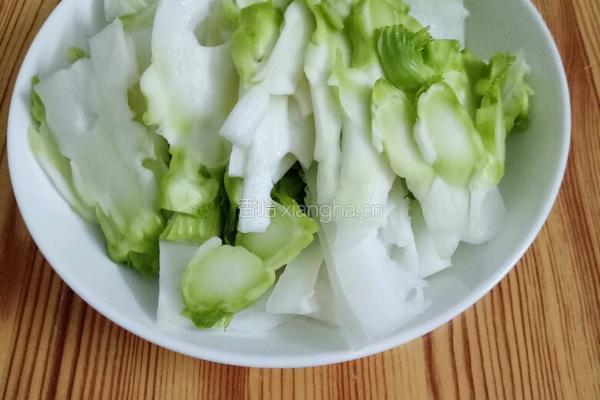 素炒儿菜的做法图解1