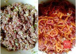 双色饺子(紫薯荞麦猪肉和全麦紫薯牛肉)的做法图解2