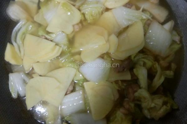土豆白菜炖肉的做法图解8