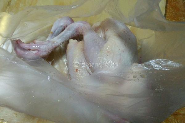 电饭煲盐焗鸡的做法图解4