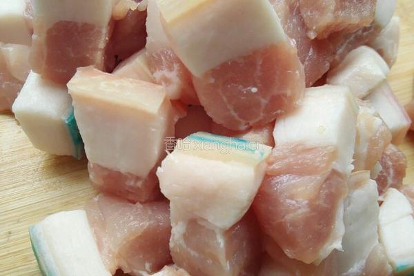 豆筋土豆烧肉的做法图解1