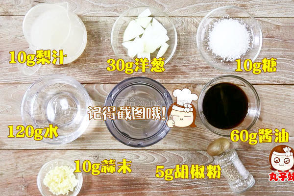 一菜二吃,超百搭日式照烧肉丸的做法图解1
