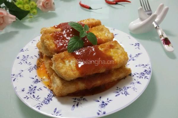 黄金炸豆腐的做法图解11