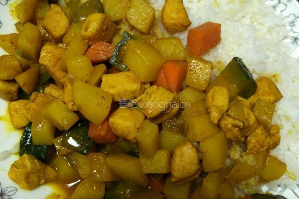 咖喱鸡肉饭的做法图解4