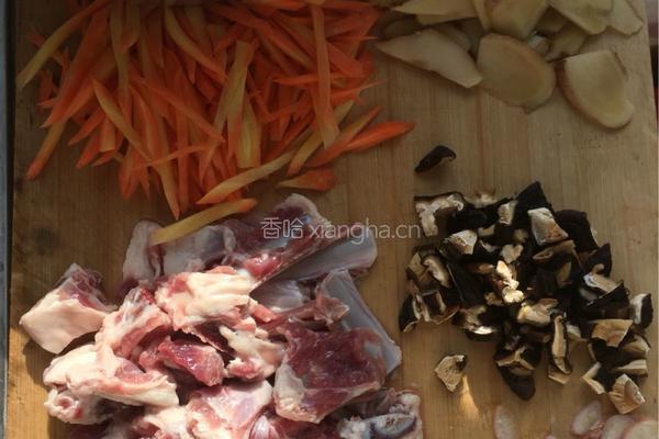 羊肉咸干饭的做法图解1