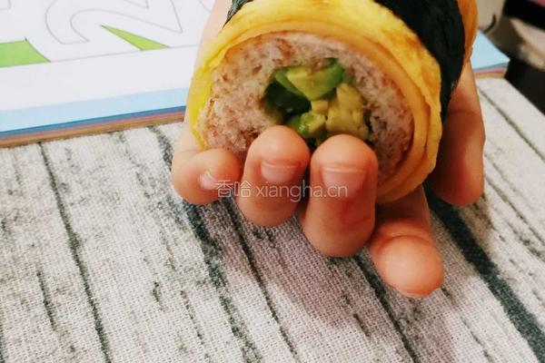 全麦牛油果蛋卷（减脂餐）的做法图解5