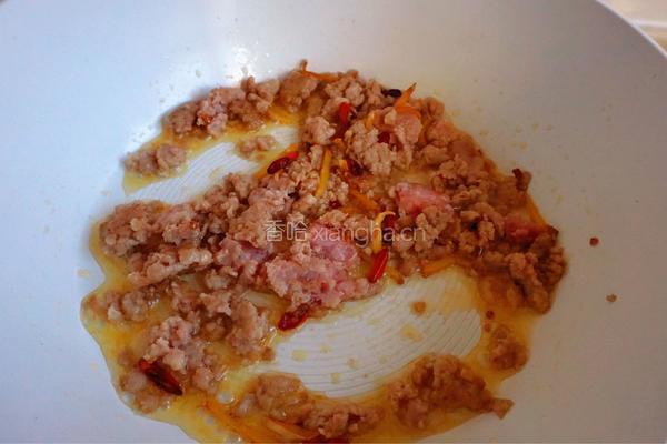肉末辣炒雪里蕻的做法图解4