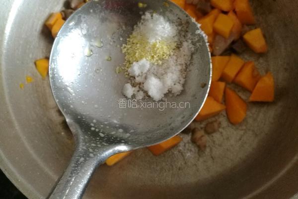 南瓜炖牛肉的做法图解7