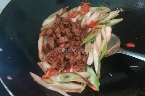 葱爆里脊的做法图解6