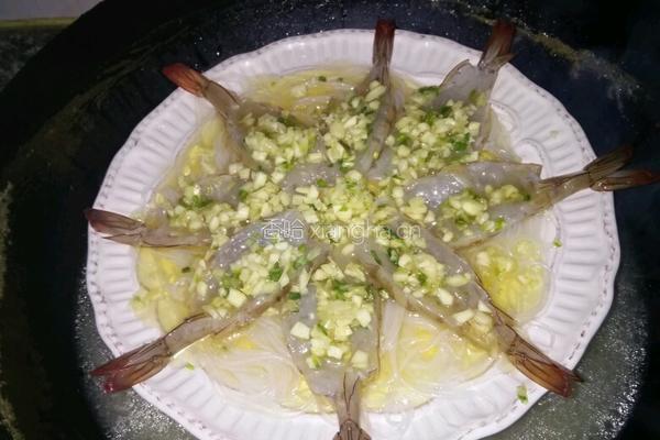 蒜蓉粉丝虾的做法图解8