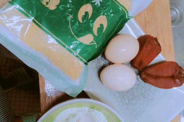 米柿餅甜品的做法图解8