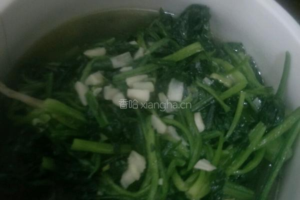 素炒菠菜的做法图解5