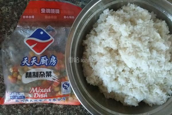 五彩盖饭的做法图解1