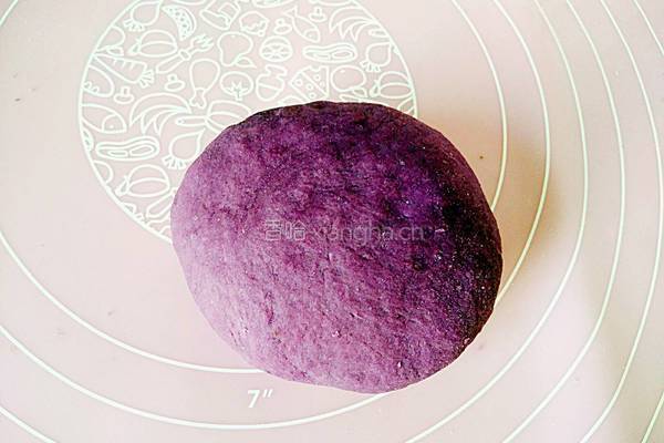 低热量紫薯面包的做法图解4