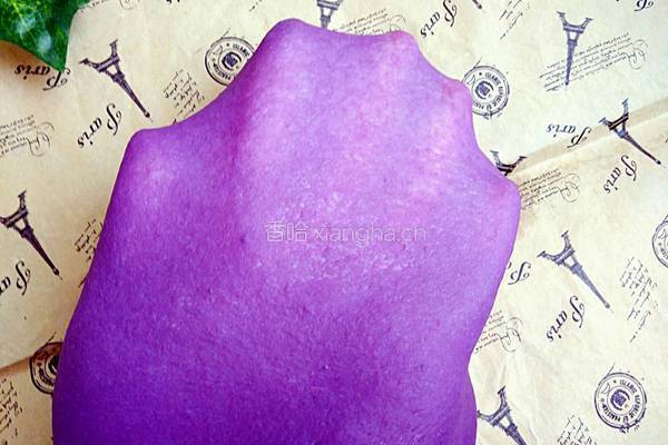 低热量紫薯面包的做法图解5