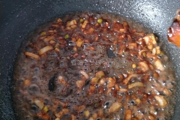 油菜香菇肉末小炒（2岁以上宝宝营养菜）的做法图解2
