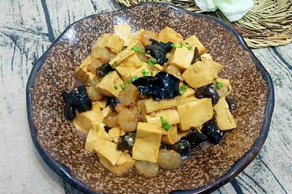 虾仁豆腐的做法图解12